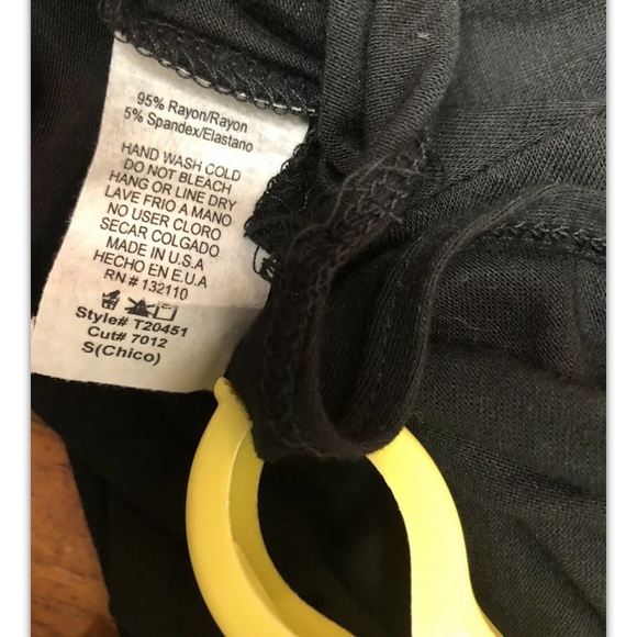 COPY - JC Fits, top, long, black, new,tunic style,sizeS.: - Picture 10 of 11